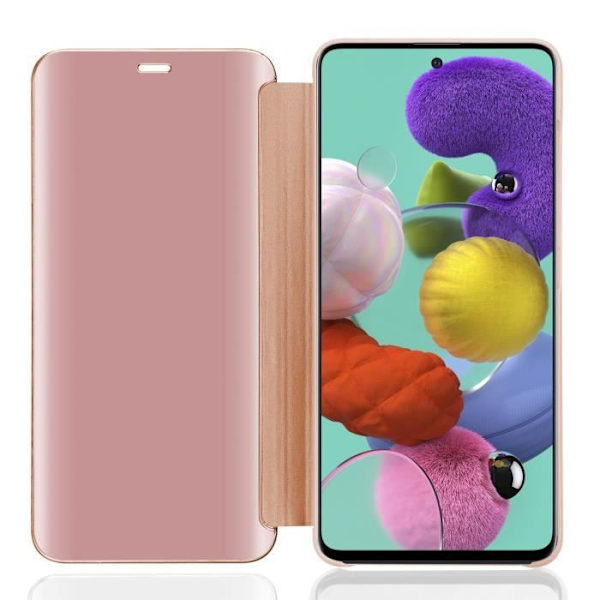 Coque - CADORABO - Samsung Galaxy A51 4G / M40s - KUNZIT ROSE - Clear View - Skydd 360° Rosa