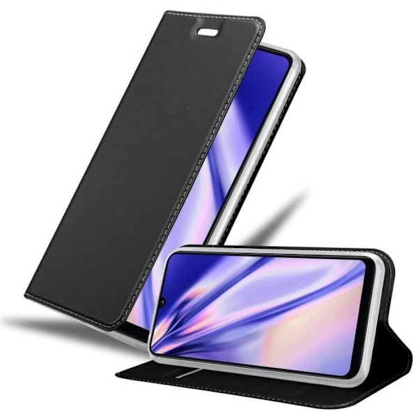 Fodral till Samsung Galaxy A31 Fodral i KLASSIG SVART Fodral Skydd Magnetisk stängning Plånbok KLASSIG SVART