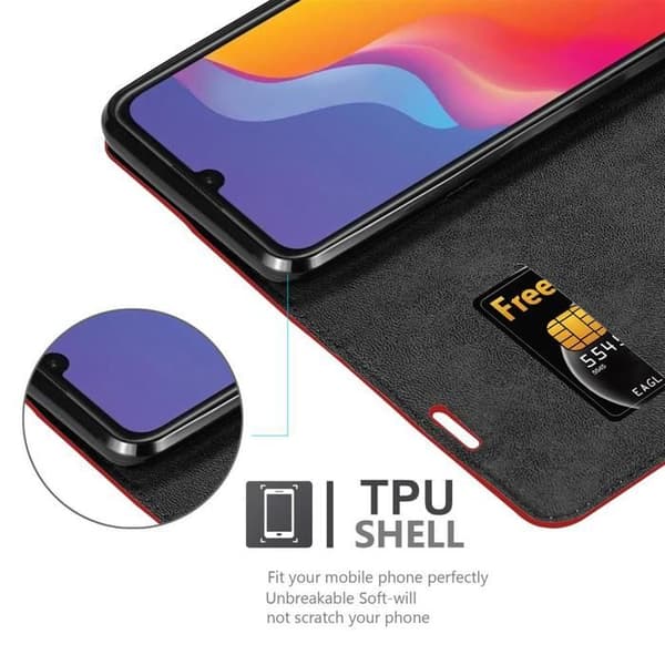 Fodral för Honor 8A PRIME Skal i ÄPPLE RÖD Röd