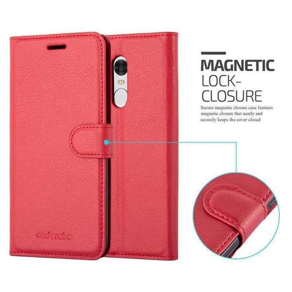 Fodral för Xiaomi RedMi NOTE 4 i KIRSCHRÖD Röd