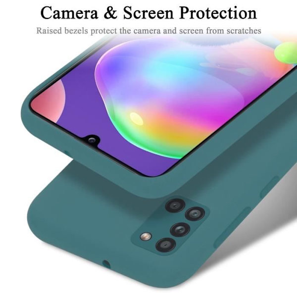 Coque - CADORABO - Samsung Galaxy A31 - LIQUID VERT CLAIR - Silikon TPU - Stötsäker skydd LJUSGRÖN VÄTSKA