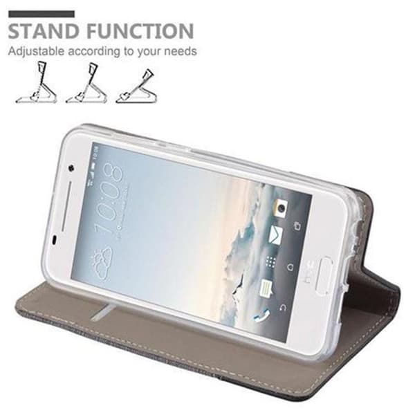 Skyddsfodral för HTC ONE A9 i GRÅSVART Stötskyddande Etui Grå
