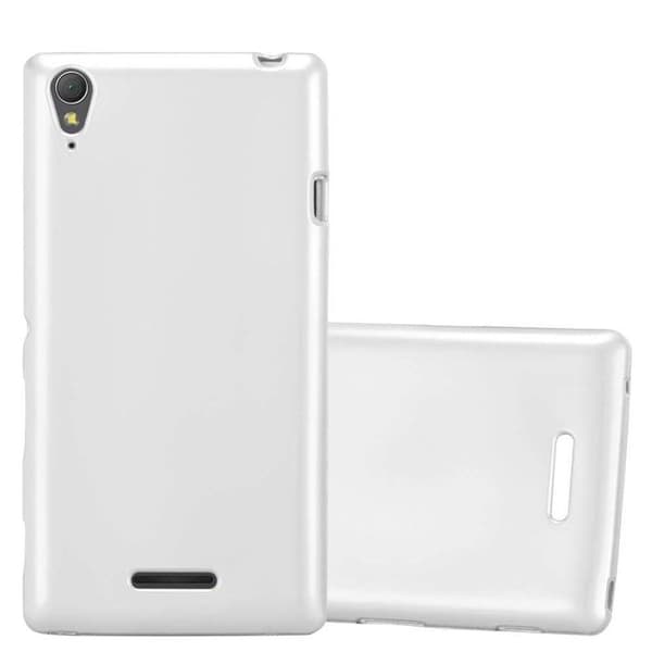 Skyddsfodral för Sony Xperia T3 Skyddsfodral i MATTE DESIGN i METALLISK SILVER Grå