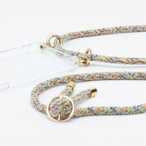 Coque Collier - CADORABO - NOVA PLUS - Silikon TPU - Regnbåge - Mångsidigt fodral med integrerad ficka Regnbåge