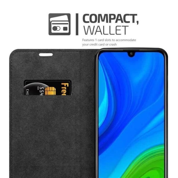 Cadorabo Fodral för Huawei P SMART 2020 i APPLE RED Skyddsfodral magnetisk stängning