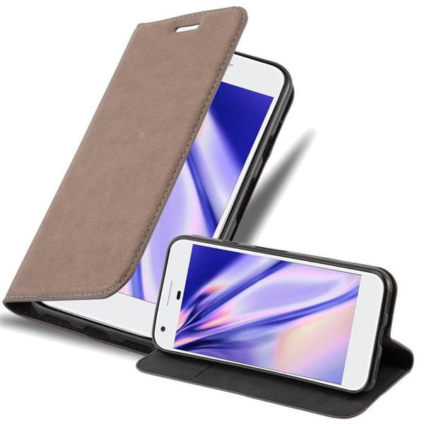Fodral för Google PIXEL Med flipplock i KAFFEBRUN Skyddande plånbok KAFFEBRUNT