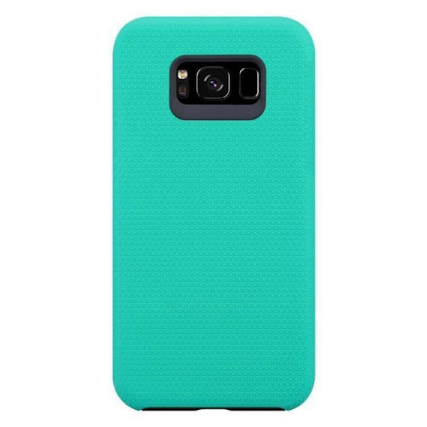 Coque - CADORABO - Samsung Galaxy S8 PLUS - Turquoise - Hybrid skydd - Triangulär design Turkos