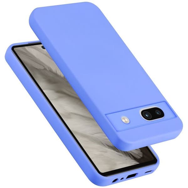 Skyddande skal för Google Pixel 7A Stötabsorberande i LIQUID LIGHT PURPLE Violett