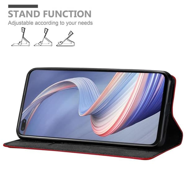 Fodral för Oppo A92s Skal i ÄPPLE RÖD Röd