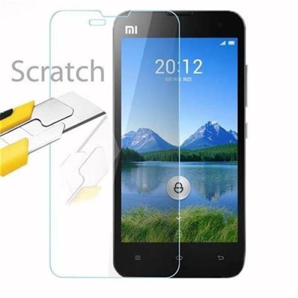 Cadorabo härdat glas XIAOMI 2S skärmskyddsfilm härdat skydd för display TRANSPARENT Transparent