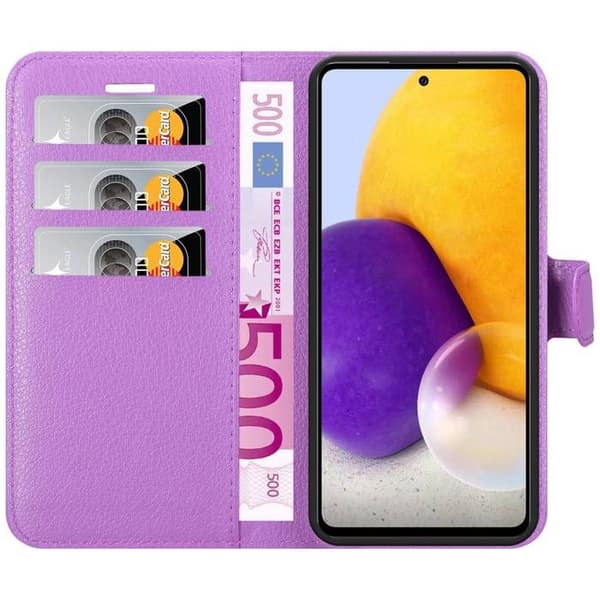 Etui för Samsung Galaxy A73 5G i ORKIDÉER VIOLETT Violett