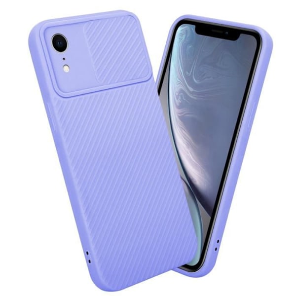 Hus för iPhone XR - CADORABO - Skal i silikon TPU - Skydd för kamera - Lavendel - Mjuk Lila
