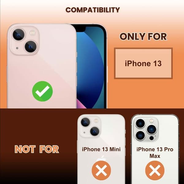 Härdat glas för iPhone 13 Skärmskydd Vit