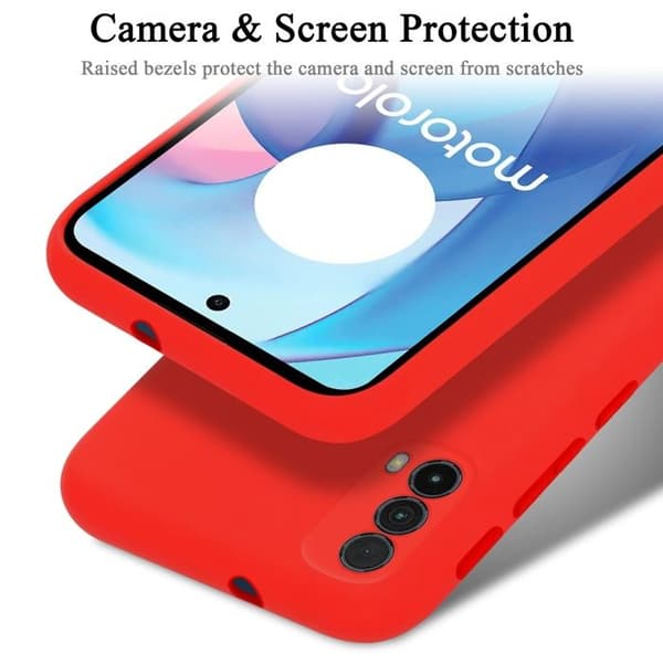 Skyddsskal för Motorola MOTO E20 / E30 / E40 Stötskydd i LIQUID RED Röd