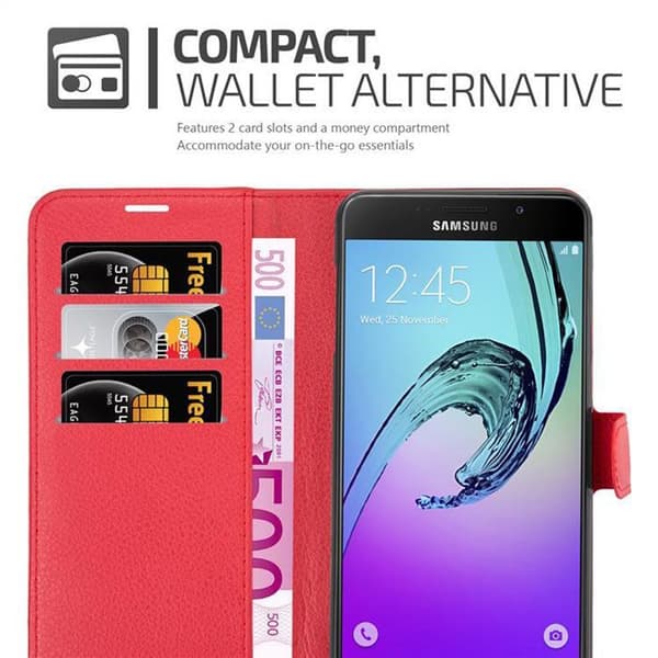 Fodral för Samsung Galaxy A7 2016 i KIRSCHRÖD Röd