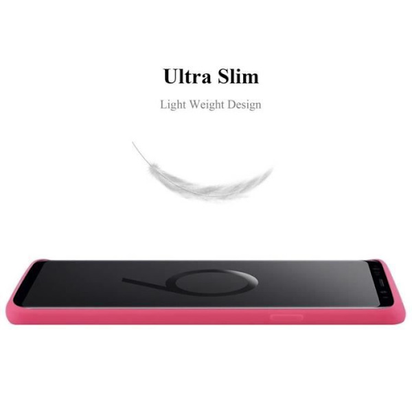 Cadorabo Fodral till Samsung Galaxy S9 PLUS i CANDY RED