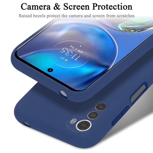 Skyddsfodral för Motorola MOTO E32 4G / E32S Stötskydd i LIQUID BLUE Blå