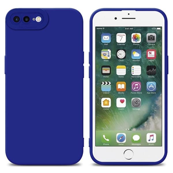Skyddsfodral för iPhone 7 PLUS / 7S PLUS / 8 PLUS i FLUID BLÅ Stötsäker Blå