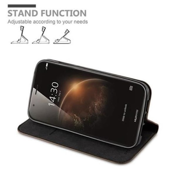 Cadorabo Fodral till Huawei G7 PLUS - G8 - GX8 i KAFFEBRUNT