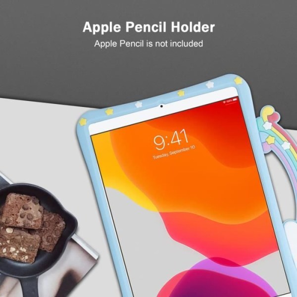Fodral för Apple iPad MINI 4 (7,9 Zoll) Tablettfodral Design i Rainbow No. 2 Fodral Plånbok Plånboksskydd Barnskydd