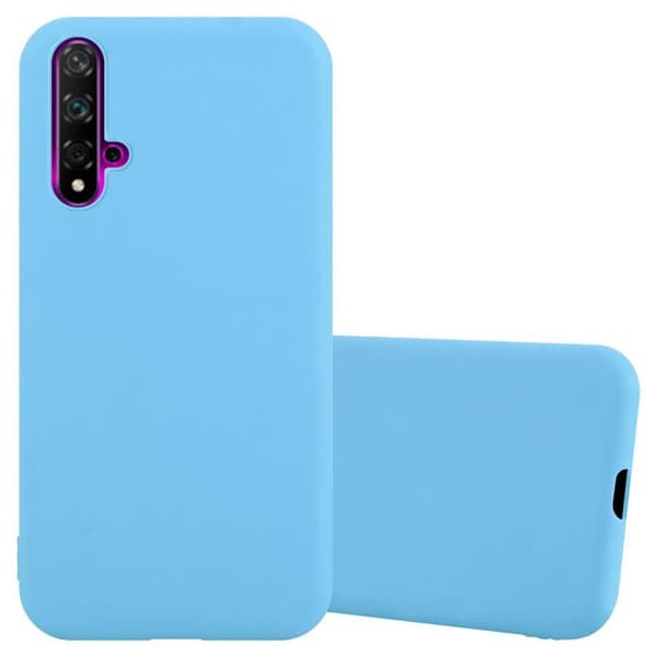 Skyddsfodral för Huawei NOVA 5 / 5 PRO CANDY BLÅ Stötabsorberande Silikon Blå