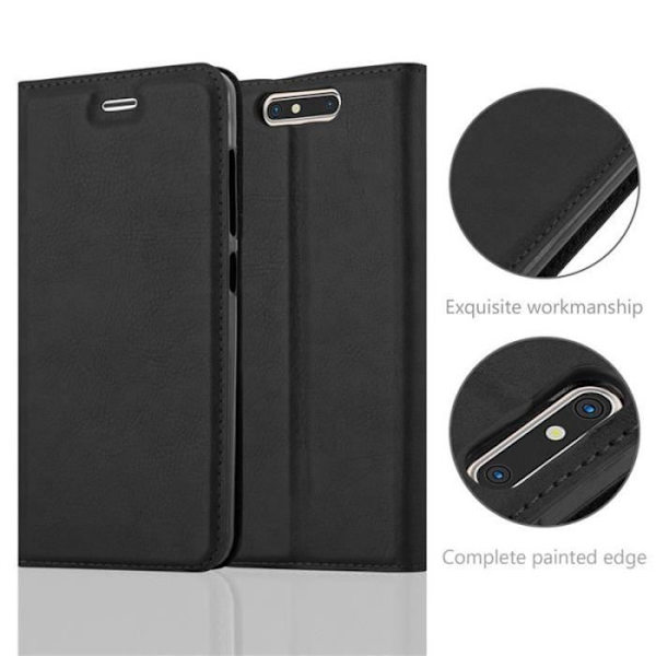 Cadorabo Fodral till ZTE BLADE V8 i NIGHT BLACK