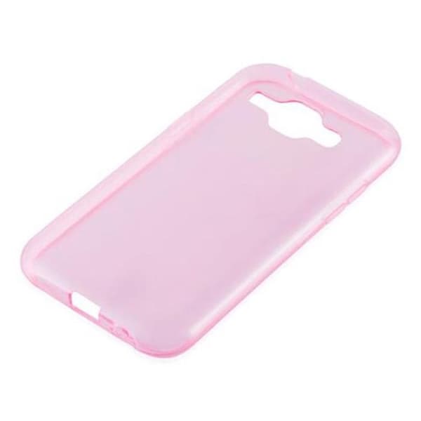 Transparent stötsäker silikonfodral för Samsung Galaxy J1 2015 Ros