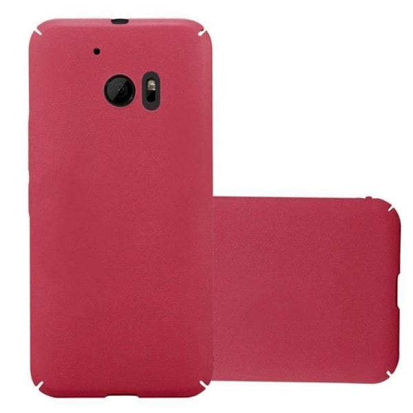 Coque - CADORABO - HTC ONE M10 - Stötskydd - Frostad Design - Röd Färg Frostig röd