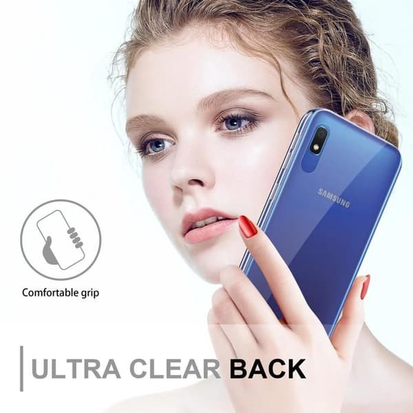 Transparent skydd för Samsung Galaxy A10 / M10 Vit