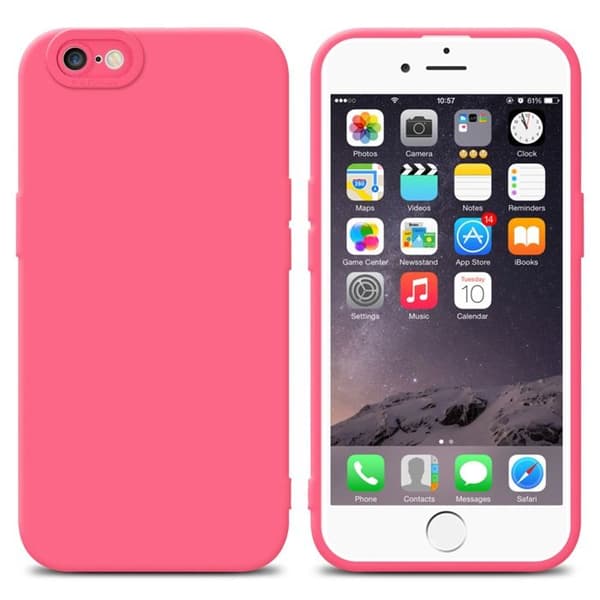 Skyddsfodral för iPhone 6 PLUS / 6S PLUS i FLUID RÖD Stötsäker Röd