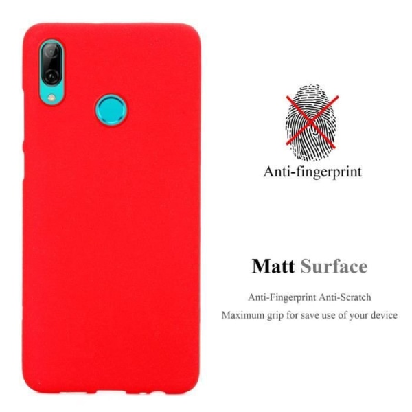 Fodral för Honor 10 LITE / Huawei P SMART 2019 Fodral i FROST RED Fodral Skydd Silikon TPU Fodral Frost Röd