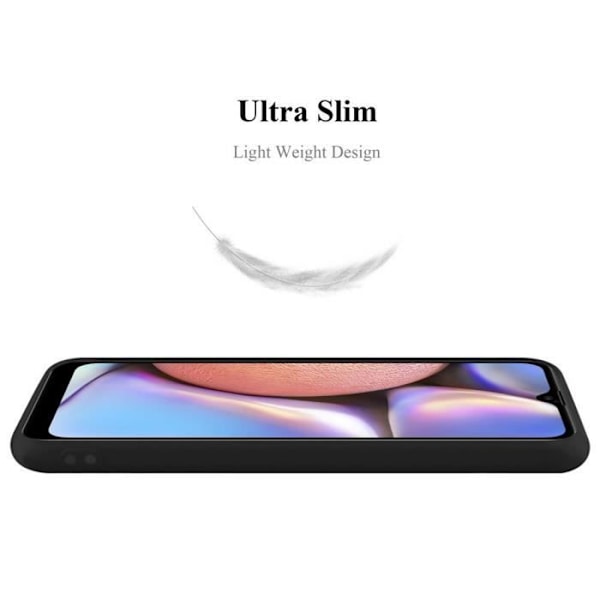 Coque - CADORABO - Samsung Galaxy A10s / M01s - Silikon TPU - Candy Noir - Stötsäker skydd Candy Black