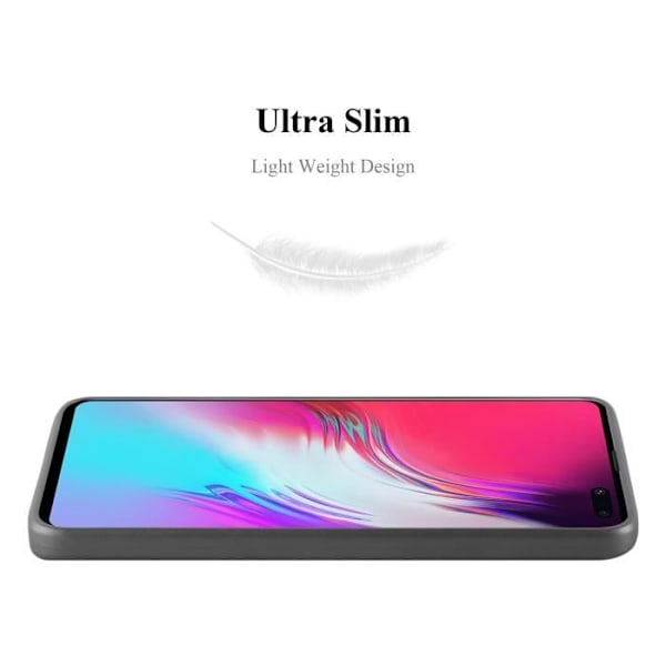 Coque - CADORABO - Samsung Galaxy S10 5G - Metallisk Grå - Skydd i Silikon TPU - Tunn Design METALLISK GRÅ