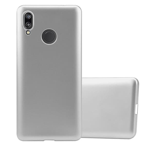 Skyddsfodral för Huawei P20 LITE 2018 / NOVA 3E Skyddsfodral i MATTSILVER Metallic Design Grå