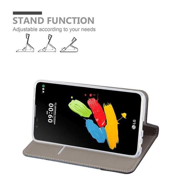 Fodral för LG STYLUS 2 Skydd i BLÅ SVART Etui Case Blå