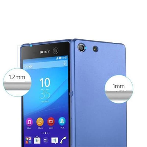 Skyddsfodral för Sony Xperia M5 Skyddsfodral i MATTE METALLBLÅ Design Blå
