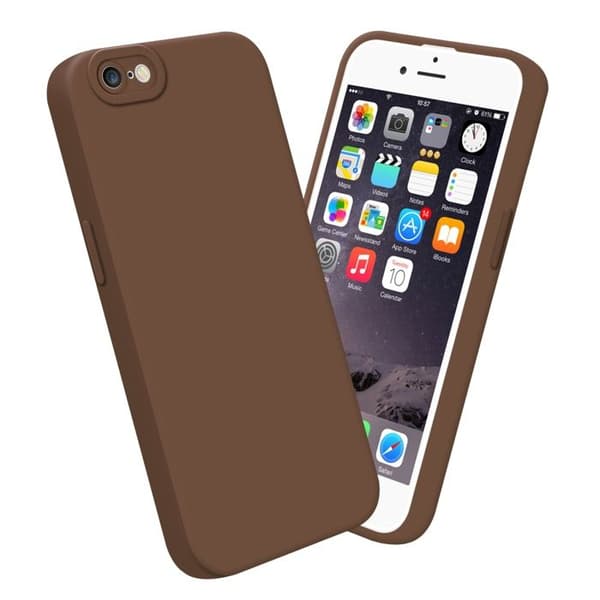 Skyddsfodral för iPhone 6 / 6S i FLUID BRUN Stötsäker brun