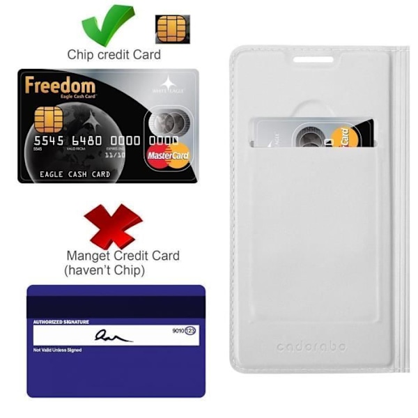 Cadorabo Fodral för Apple iPhone 12 / 12 PRO i KLASSIG SILVER Skyddsfodral magnetisk stängning stödfunktion Pengar