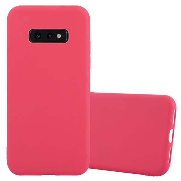 Skyddsfodral för Samsung Galaxy S10e CANDY RÖD Stötsäker Silikon Röd
