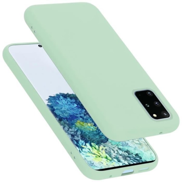 Coque - CADORABO - Samsung Galaxy S20 PLUS - Silikon TPU - VÄTSKIG LJUSGRÖN - Lätt skydd VÄTSKA LJUSGRÖN