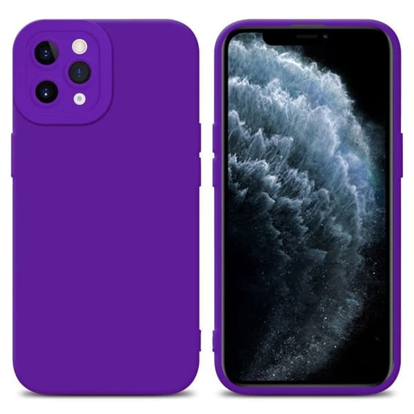 Skyddsfodral för iPhone 11 PRO i MÖRKLILA FLUID Stötsäker Violett