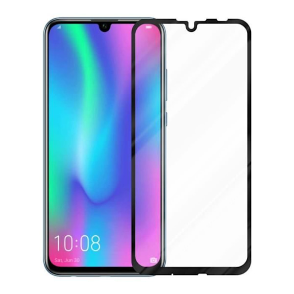 Härdat glas för Honor 10 LITE TRANSP, SVART skyddsfilm Honor 10 LITE komplett skärm Honor 10 LITE härdad display