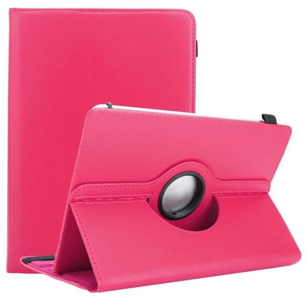 Fodral för Sony Xperia Tablet Z2 (10,1 tum) Etui i ROSA Hölster Case Cover Skydd 360 grader konstläder Plånbok Wallet Rosa