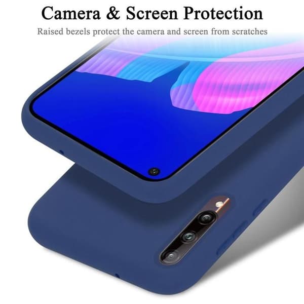 Skyddande stötsäker skal för Huawei P40 LITE E i LIQUID BLUE Blå