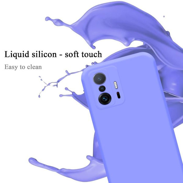 Fodral till Xiaomi 11T / 11T PRO Skal i LIQUID LIGHT LILA Fodral Skydd i silikon TPU mobiltelefon Lila