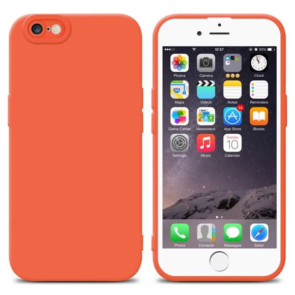 Skyddsfodral för iPhone 6 PLUS / 6S PLUS i FLUID ORANGE Stötskyddande Apelsin