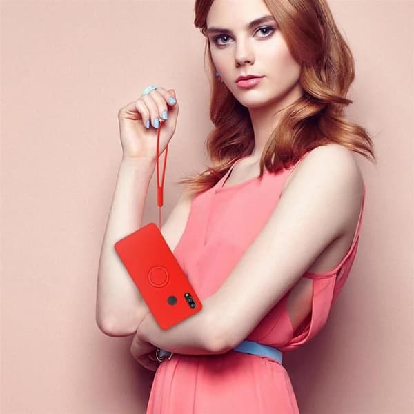 Skyddsfodral för Huawei P20 LITE 2018 / NOVA 3E i LIQUID RED Stötskydd Röd