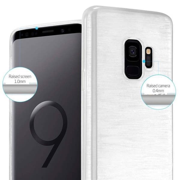 Skyddande stötsäker skal för Samsung Galaxy S9 SILVER Grå