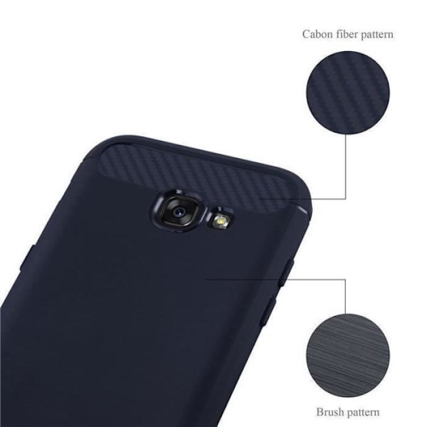Cadorabo – Ultra Slim TPU Gel (Silicon) Fodral för > Samsung Galaxy A3 2017 (7) < med en design i ett utseende av en kombination