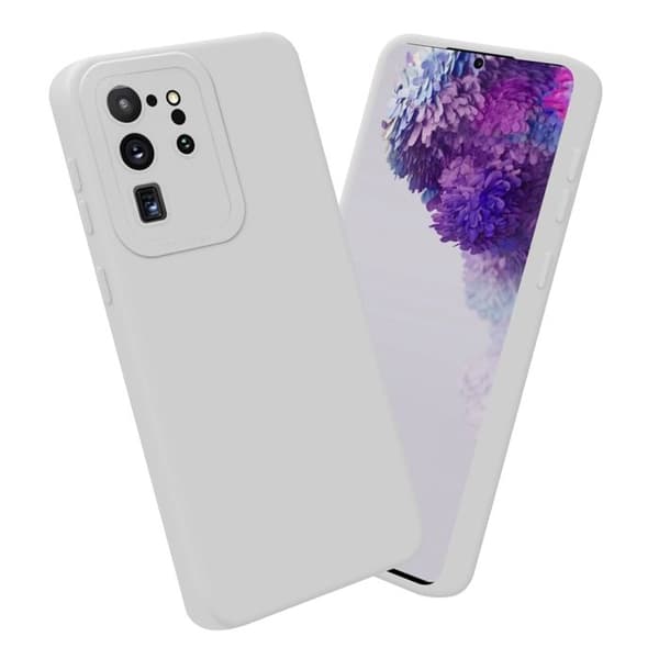 Skyddsfodral för Samsung Galaxy S20 ULTRA i FLUID VIT Stötsäker Vit